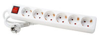 Kopp 6-Voudig 1,4 meter 3x1.5mm2 - Snoercentrale - 16 - wit - 1.4 cm
