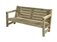 Talen Buitenmeubelen 3-zits - Tuinbank - Groen - 82x180x72 cm