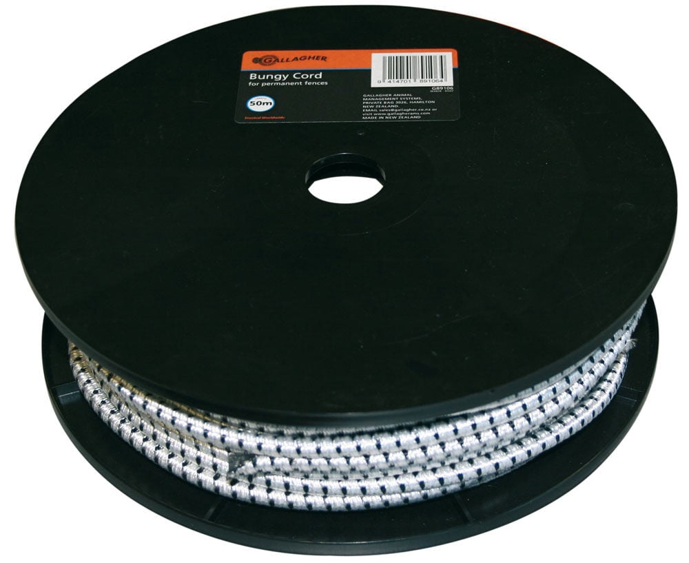 Gallagher - Elastisch Schrikkoord - 85 cm - Wit - 275 cm - 5000 cm Gallagher - Elastisch Schrikkoord - 85 cm - Wit - 275 cm - 5000 cm