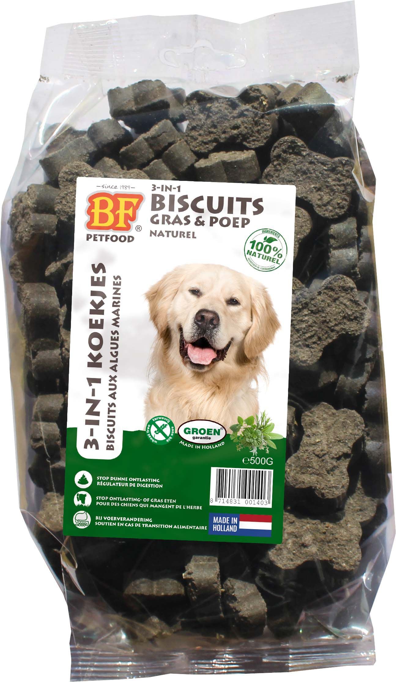 BF Petfood 3 in 1 Hondenkoekje - Hondensnack - Grote honden BF Petfood 3 in 1 Hondenkoekje - Hondensnack - Grote honden
