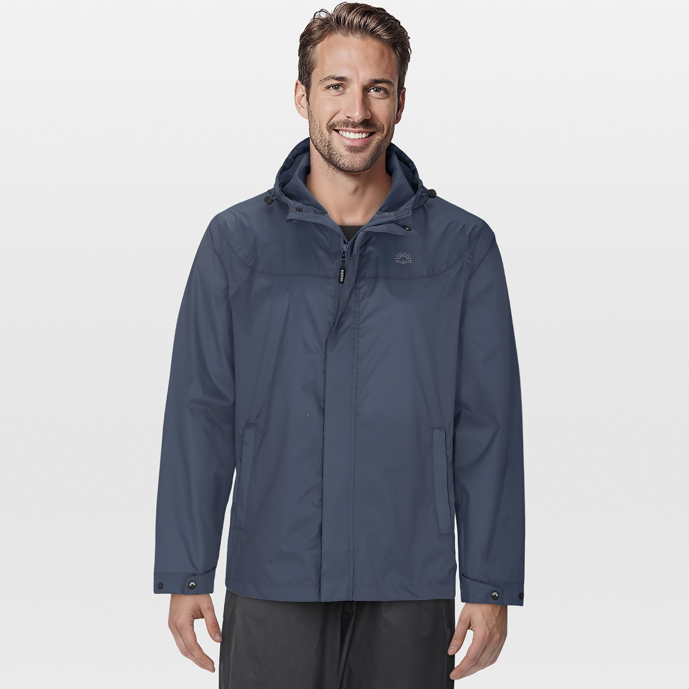 Veleste - Regenjas - Donkerblauw - 2XL Veleste - Regenjas - Donkerblauw - 2XL