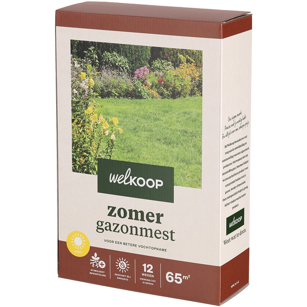 Welkoop - Zomer Gazonmest - 65 m2 - 2 Kilogram