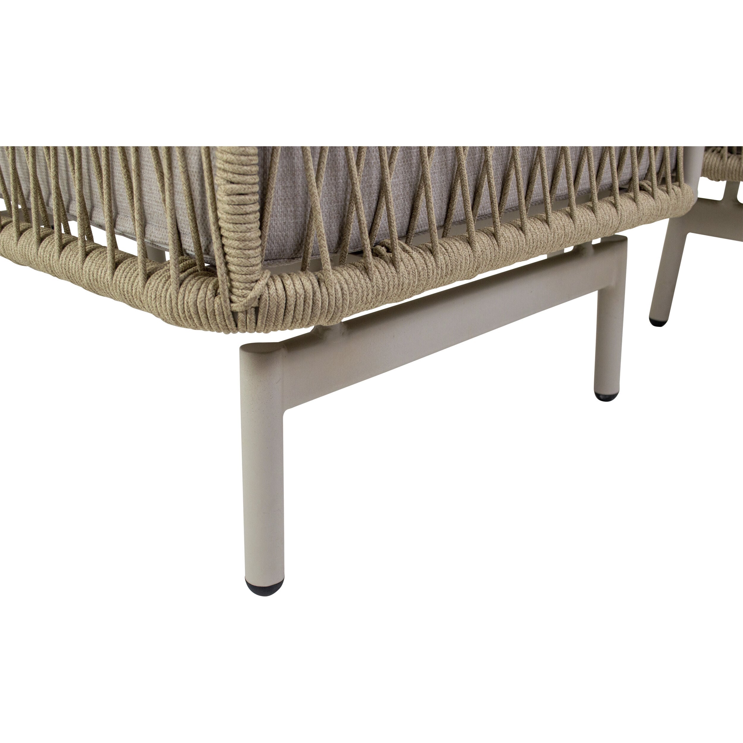 Lesli Living Akiro - Loungeset - Beige - 66x75x179 cm