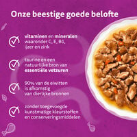 Whiskas Aromatic in saus - Kattenvoer - 12x85 gram - 1020 Gram
