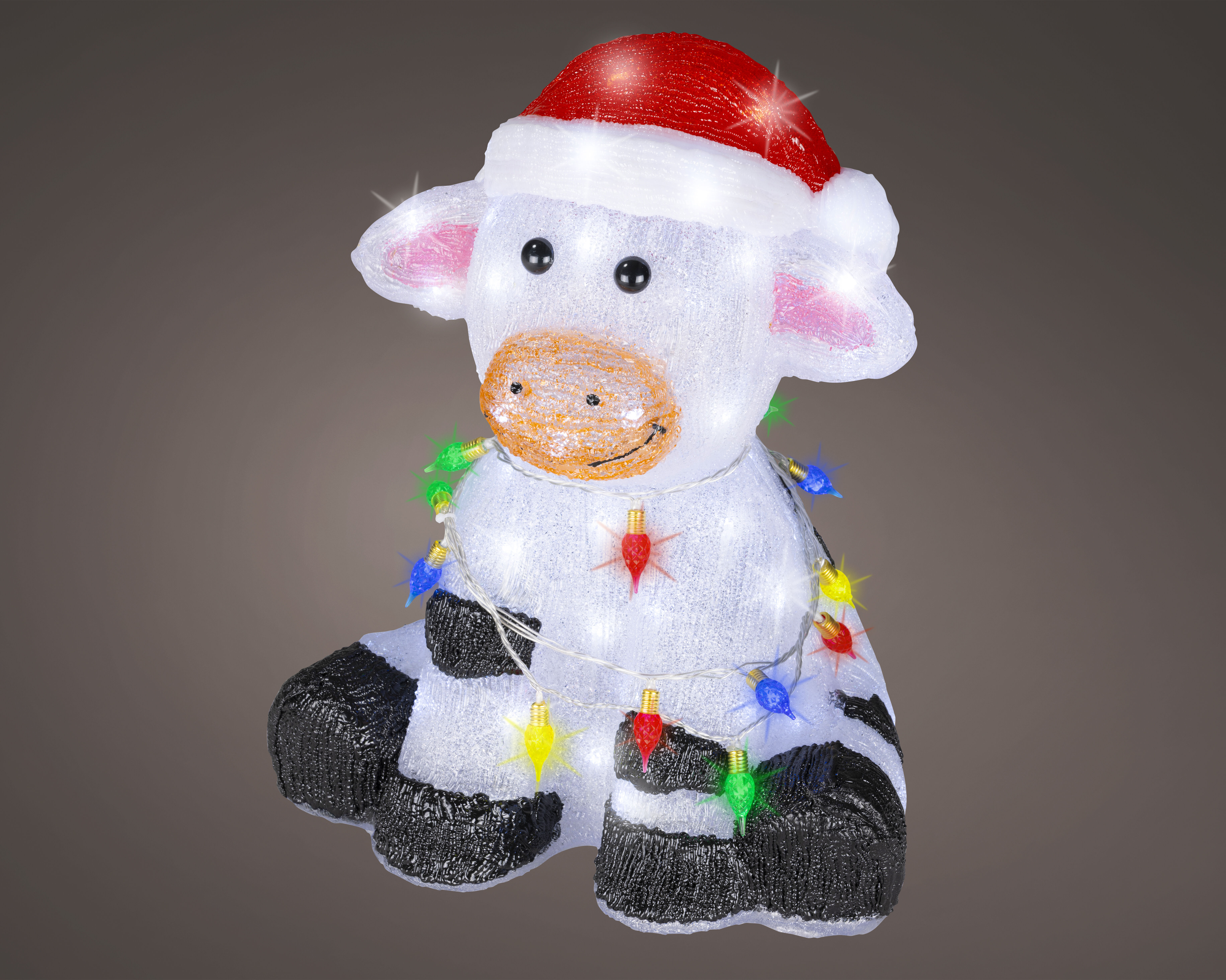Lumineo LED Koe - Kerstverlichting - 80 - Koel wit - 40 cm