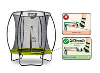 EXIT Silhouette - Trampoline - Limegroen - 183 cm
