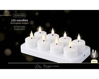 Lumineo - Waxinelichtjes - 10.5 cm - Wit