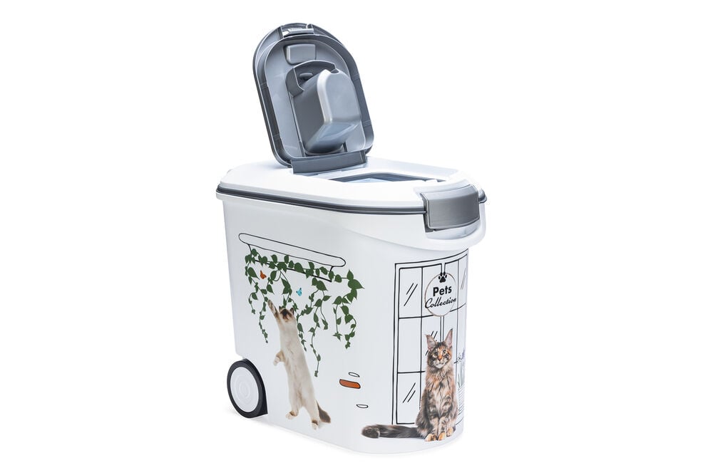 Curver Kat - Voercontainer - 35 l - Wit