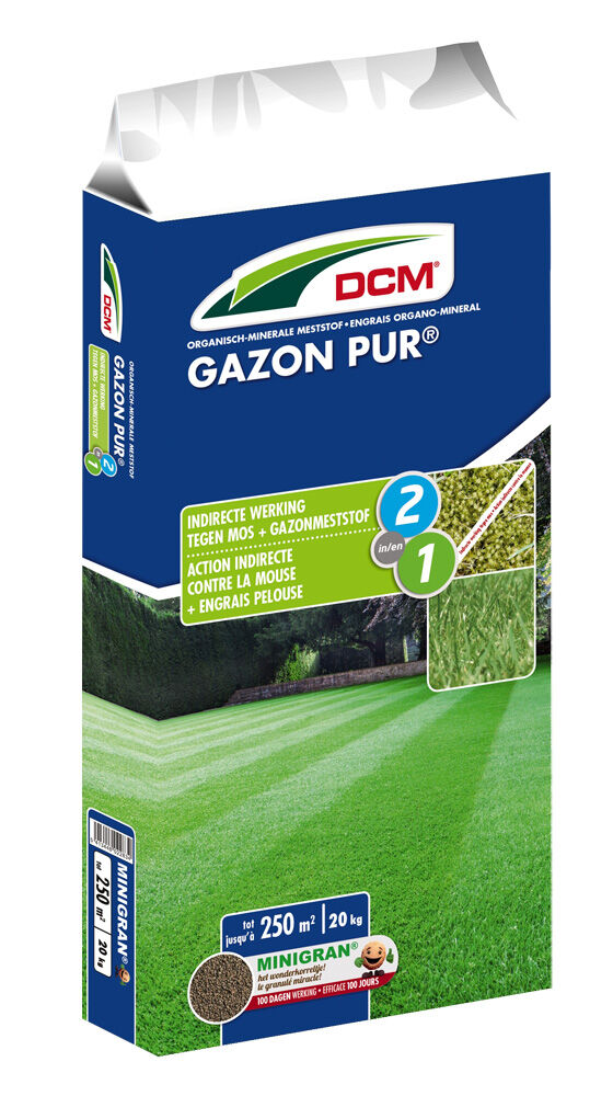DCM Gazon Pur - Gazonmeststof - 200 m2 - 20 Kilogram DCM Gazon Pur - Gazonmeststof - 200 m2 - 20 Kilogram