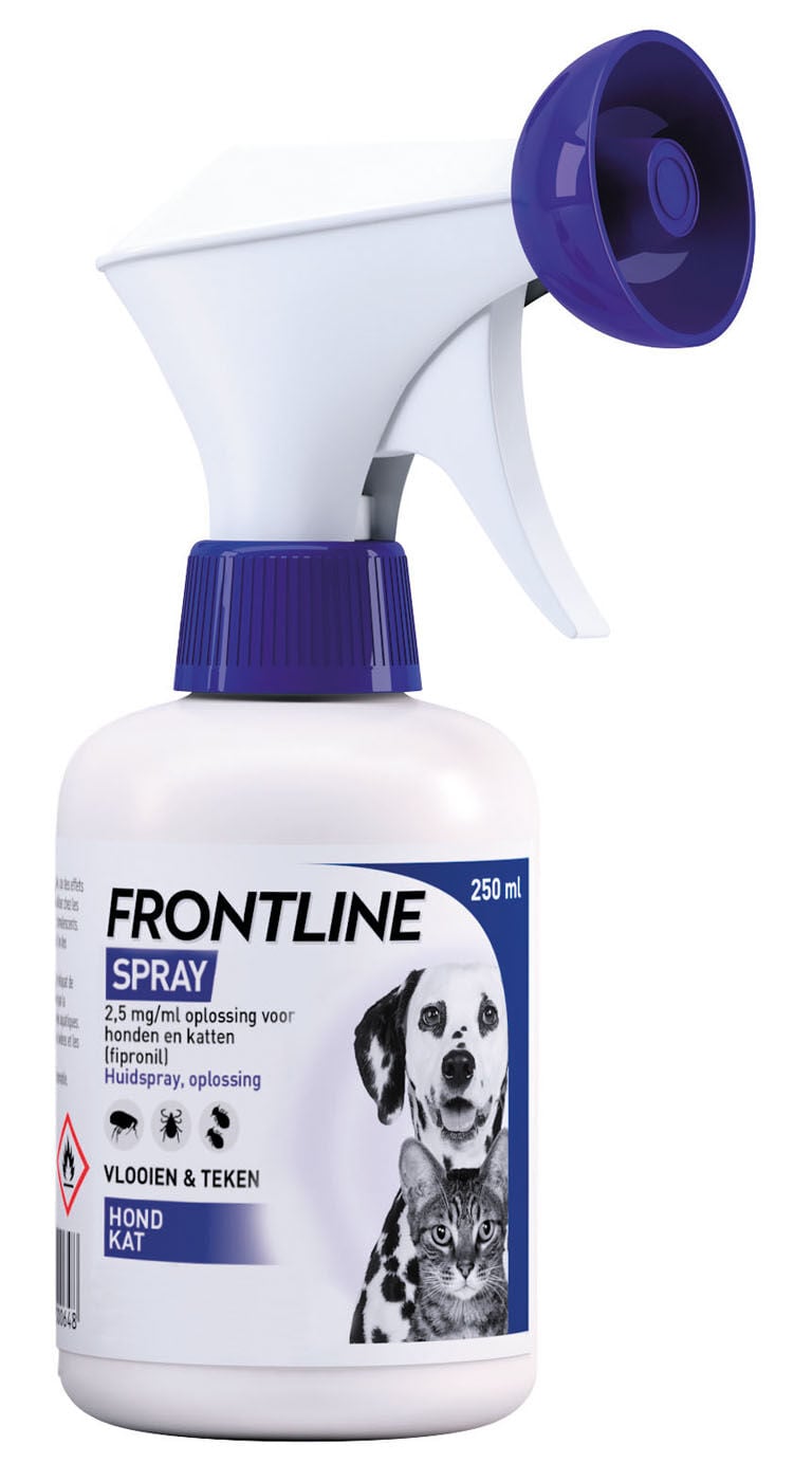 Frontline - Anti vlooien en teken - Spray - 250 Milliliter