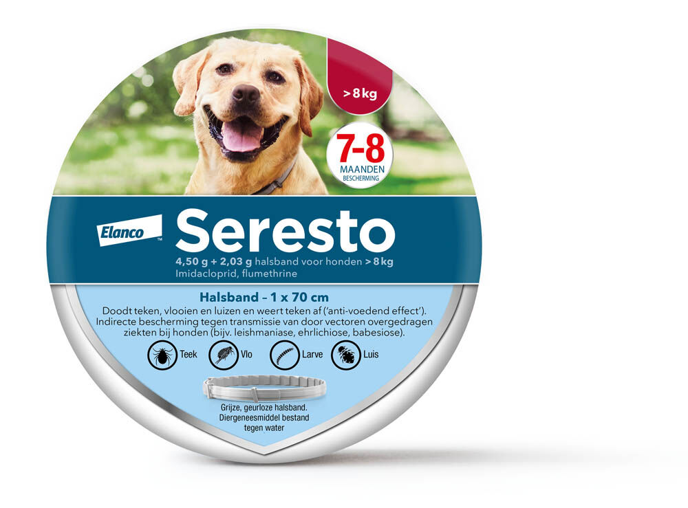Seresto - Anti Teken- en vlooienband Hond - L/XL Seresto - Anti Teken- en vlooienband Hond - L/XL