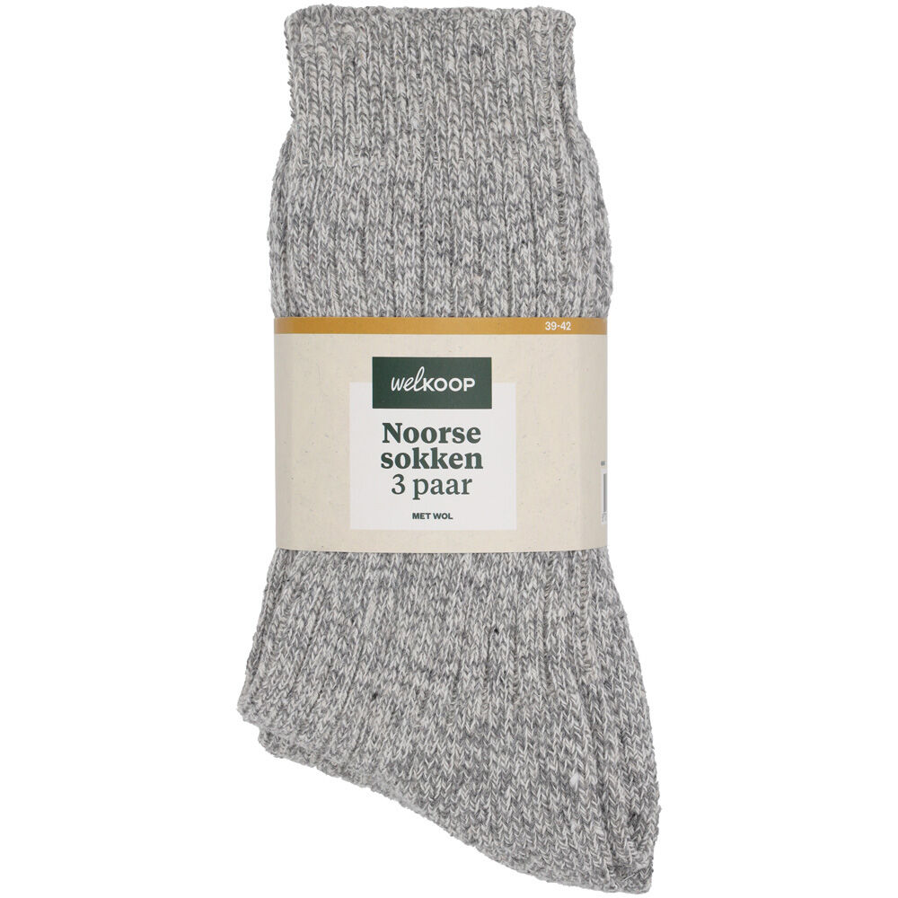 Welkoop - Noorse werksokken 3- pack Welkoop - Noorse werksokken 3- pack