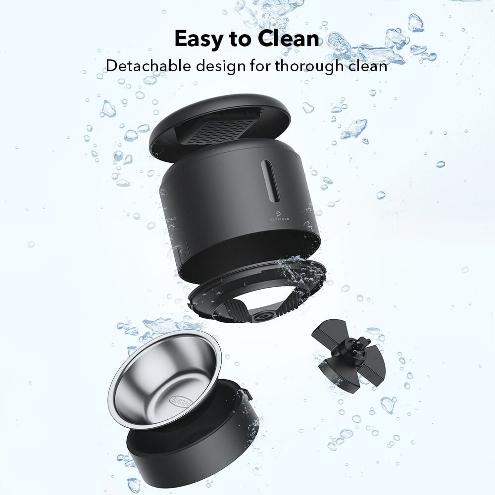 PETLIBRO Granary - Automatische kattenvoerbak - Zwart - 35x20x19 cm