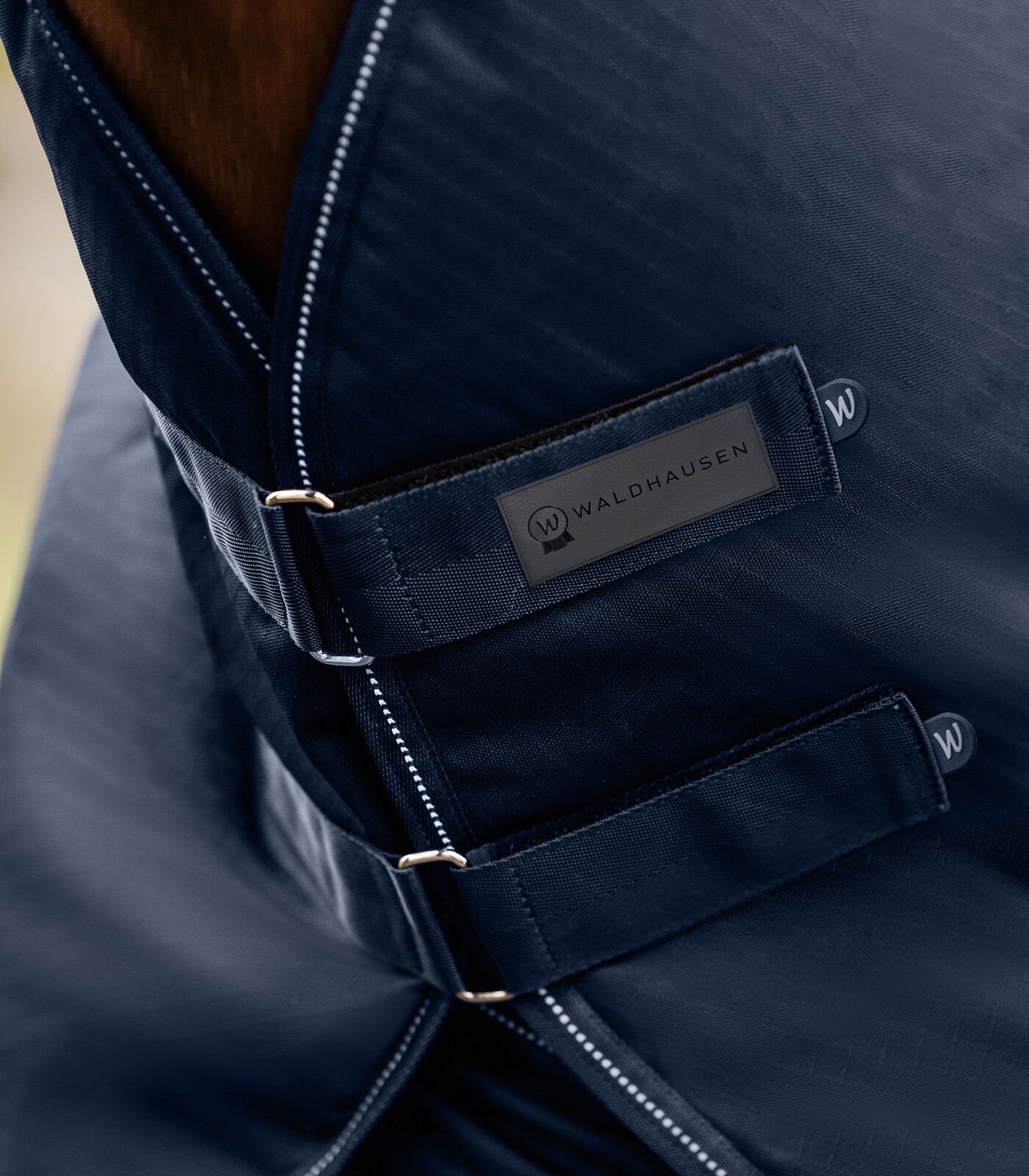 Waldhausen Nordic/Scandic - Hals Winterdeken Paard - Blauw - Pony