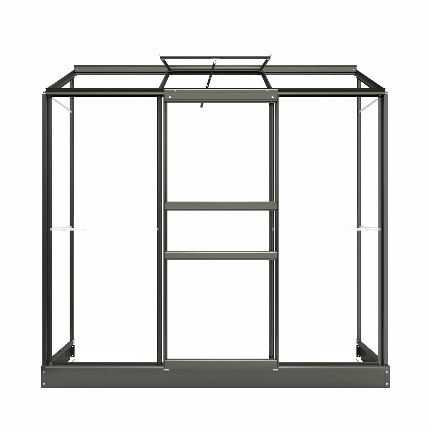 Royal Well Emma II - Muurkas - Groengrijs - 194x194x69 cm - Veiligheidsglas
