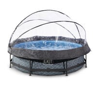 Exit Stone - Zwembad met Overkapping - Stone - 300 cm