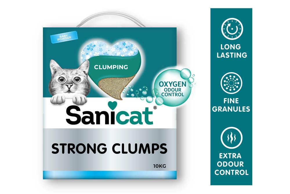 Sanicat Strong Clumps - Kattenbakvulling - 10 Liter
