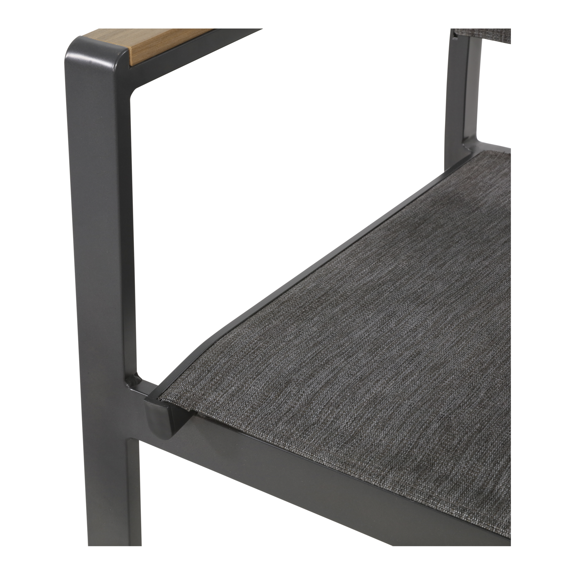 Lesli Living Arezzo - Tuinstoel - Grijs - 1x57x62 cm