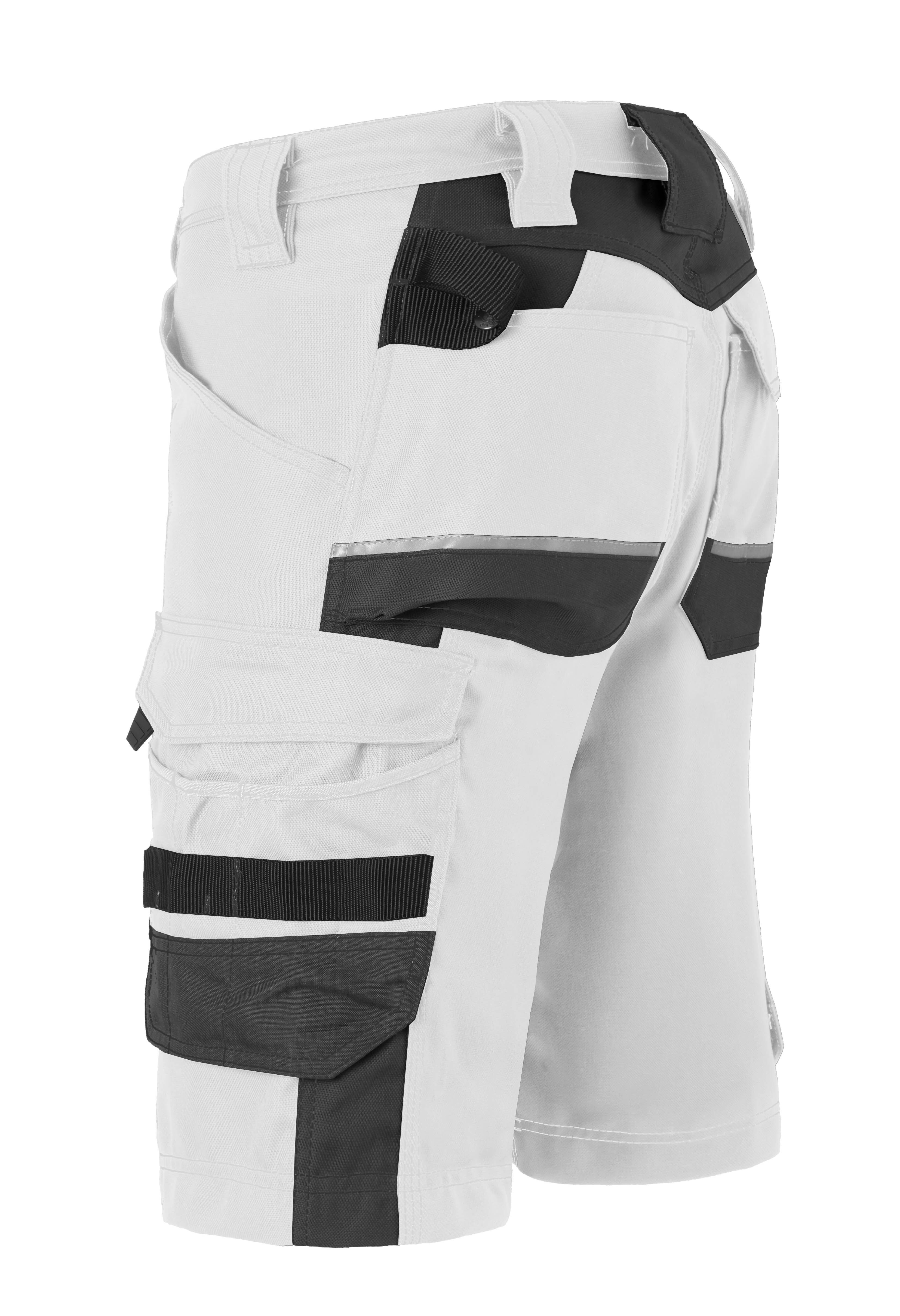 HAVEP Attitude 80241 - Korte Werkbroek - Wit / donkergrijs - 46