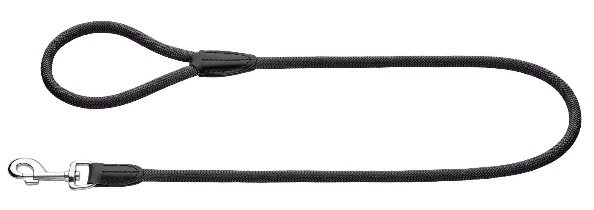 Hunter Freestyle lijn - Hondenriem - Zwart - 0.8 cm - 110 cm