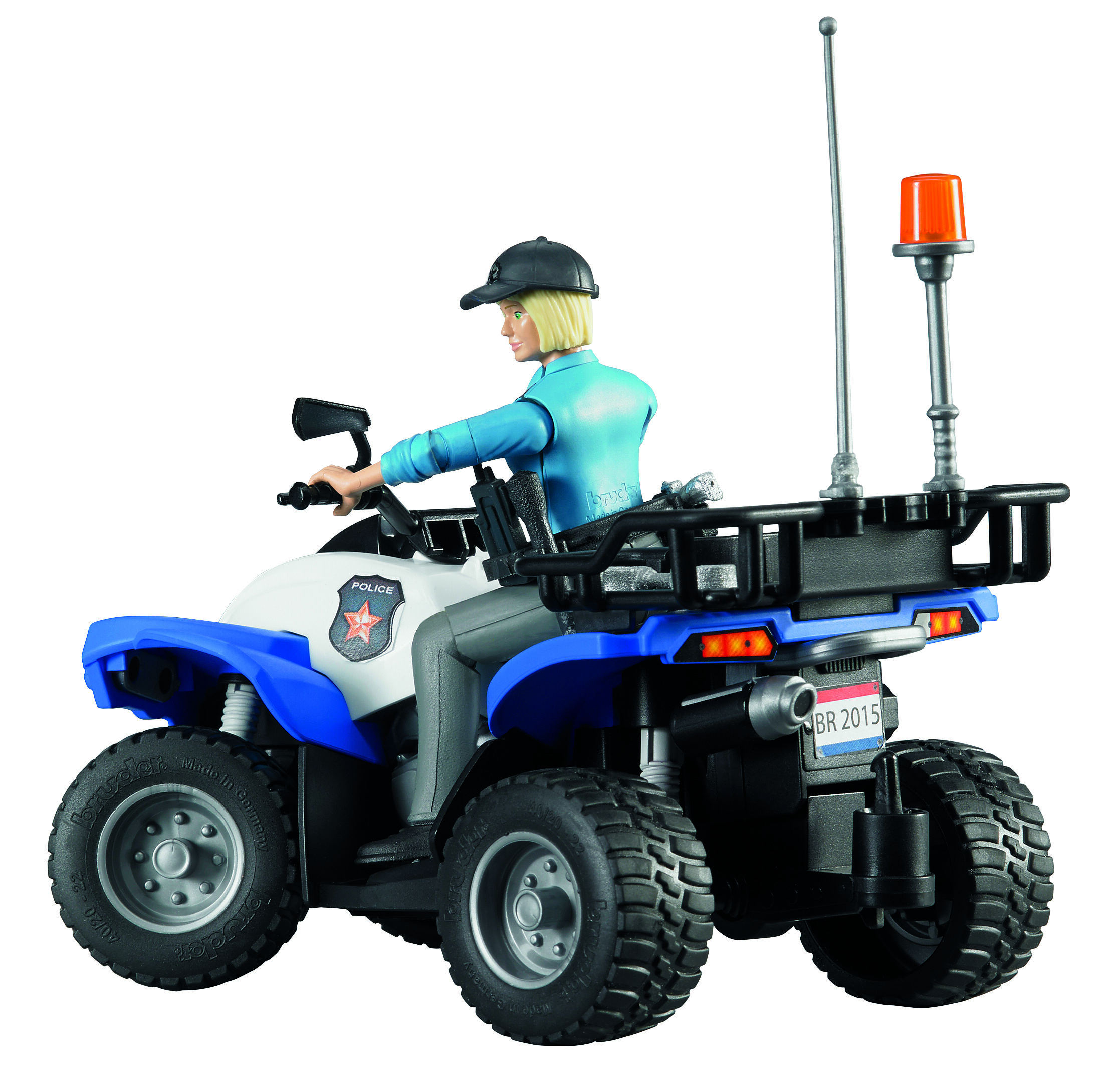Bruder Politie quad met politie agente en accessoires 1:16 - Vrachtwagens & auto's