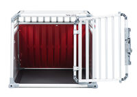 4Pets Pro 3 - Autobench Hond - chroom - 66x68x93.5 cm - L