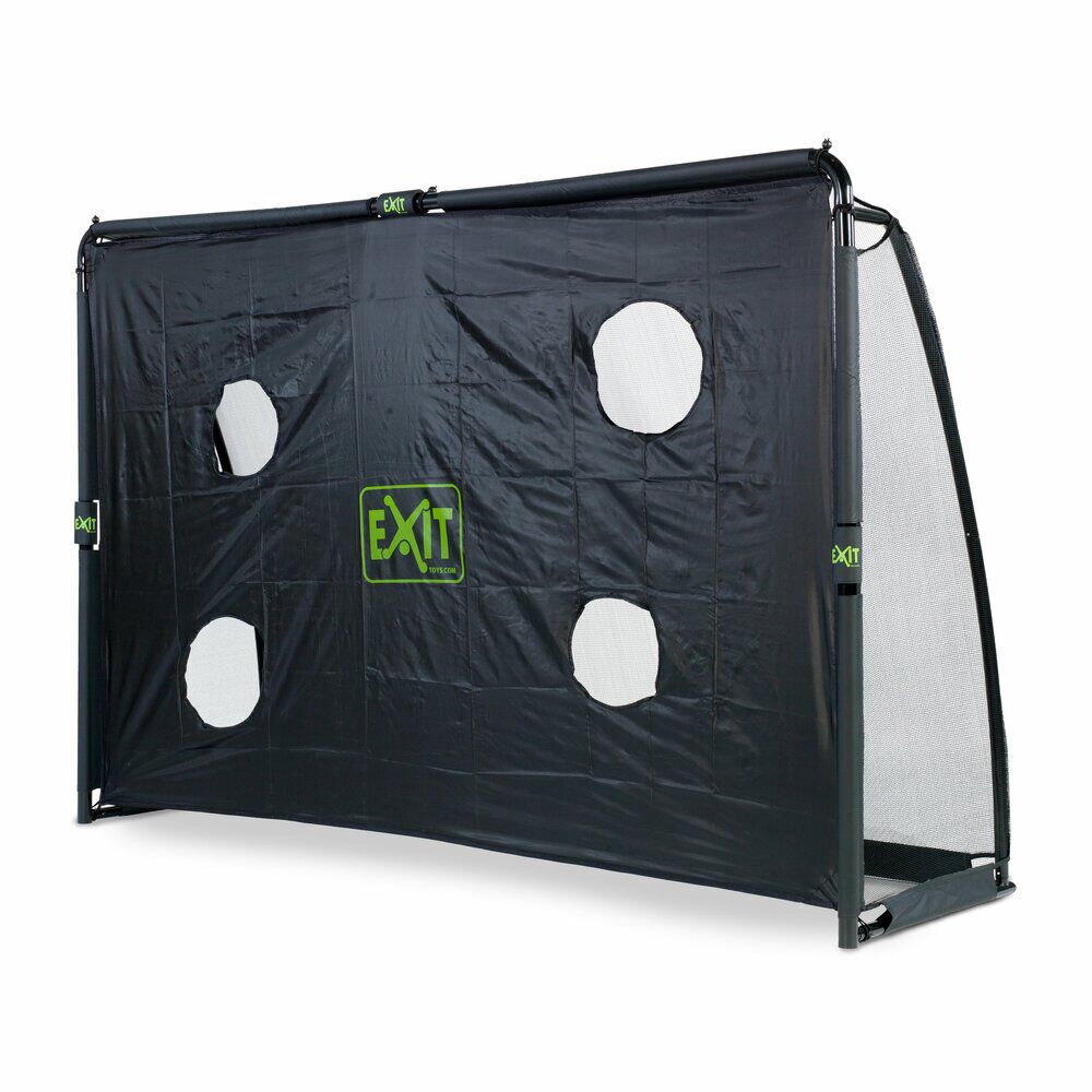 EXIT Finta - voetbalgoal - Zwart - Staal