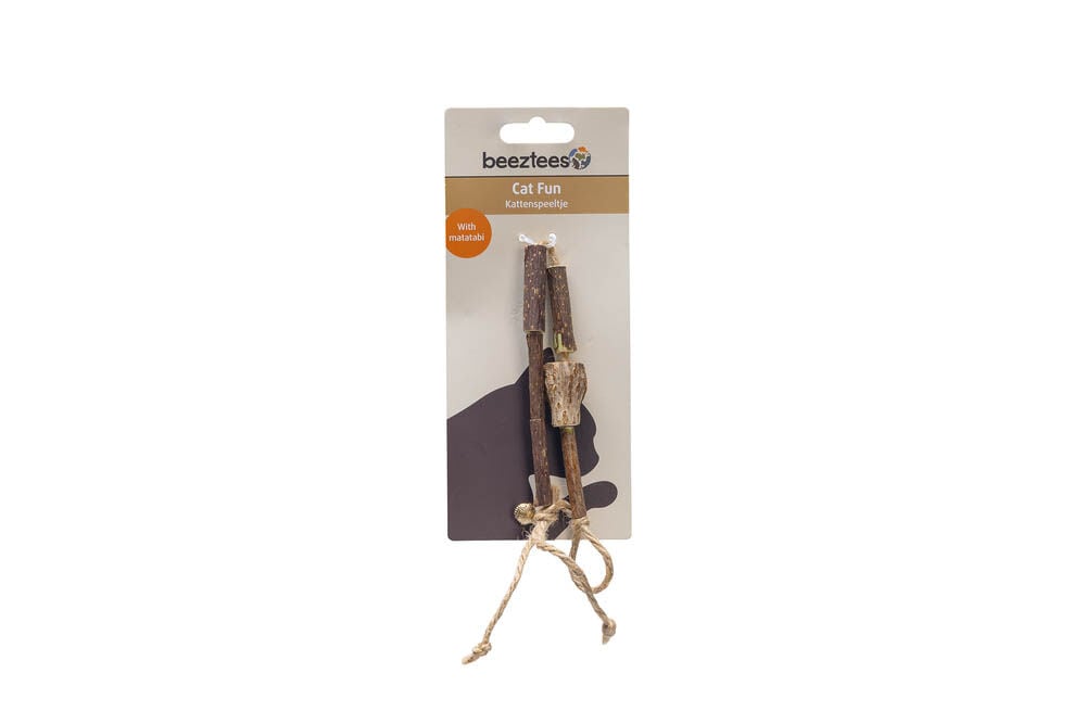 Beeztees Koord Matatabi - Kattenspeeltje - Beige