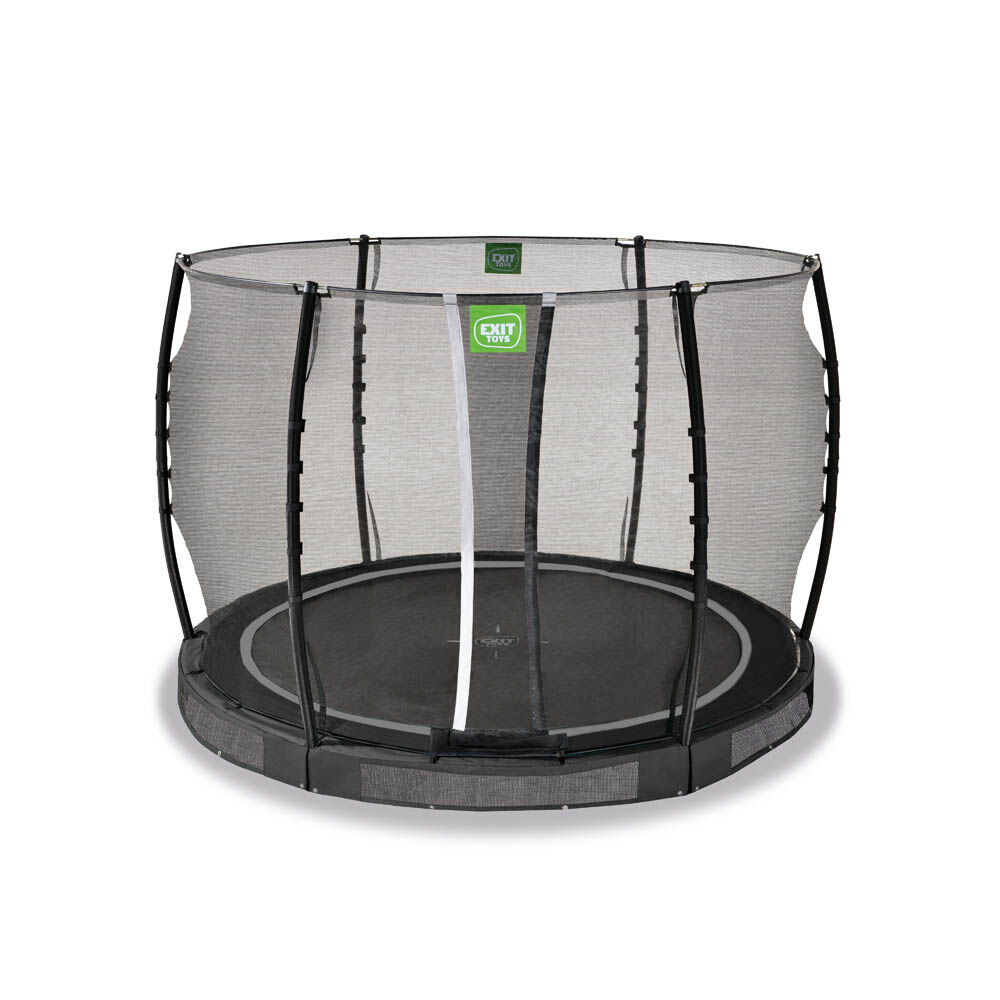 Exit Allure Classic - Inground trampoline - Zwart - 200x329x329 cm - 305 cm