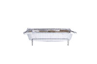 Wegwerp barbecue - rvs