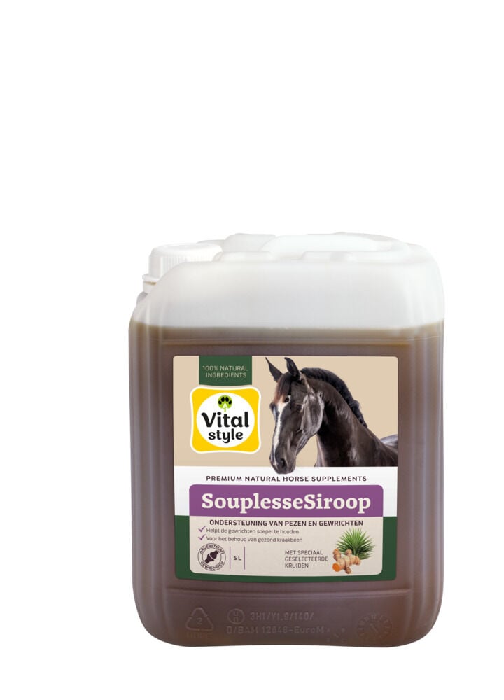 Vitalstyle Souplessesiroop - Supplement - 5 Liter - Can Vitalstyle Souplessesiroop - Supplement - 5 Liter - Can