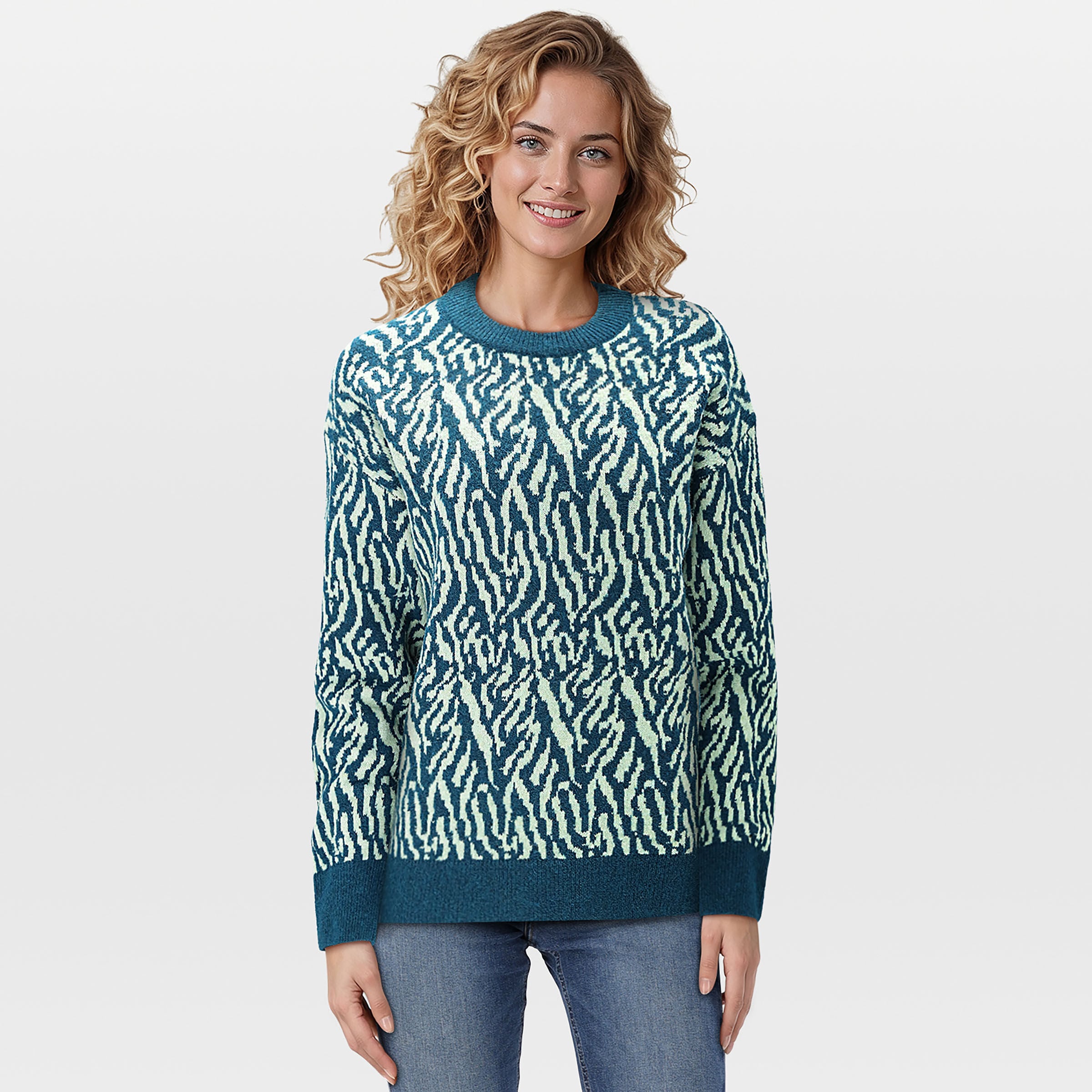 Veleste Mila - Trui - Blauw - 36 Veleste Mila - Trui - Blauw - 36