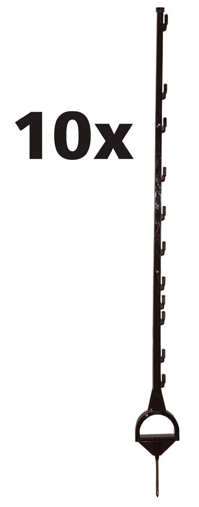 Gallagher Stijgbeugelpaal - Afrasteringspaal - 34 cm - 10 Stuks - Terra - 155 cm - 155 cm