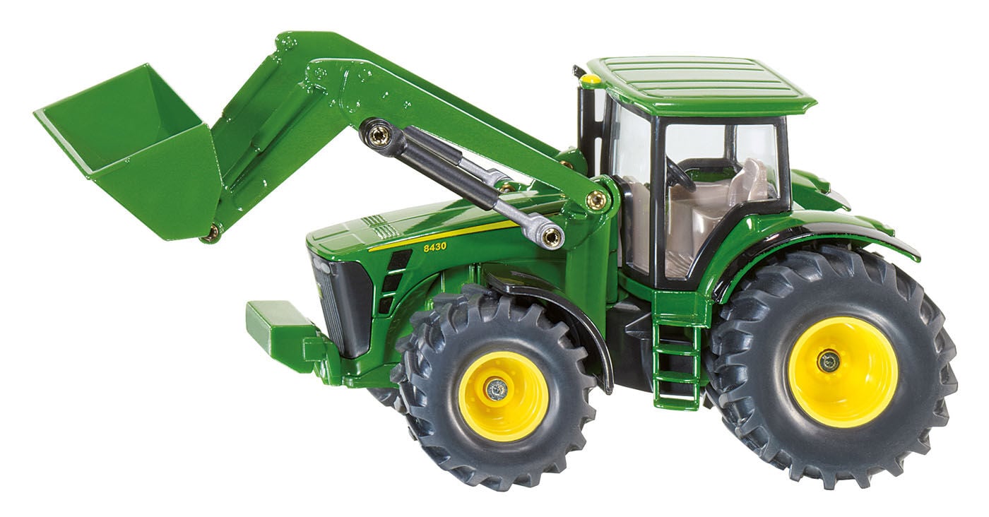 Siku John Deere met Voorlader - Tractor