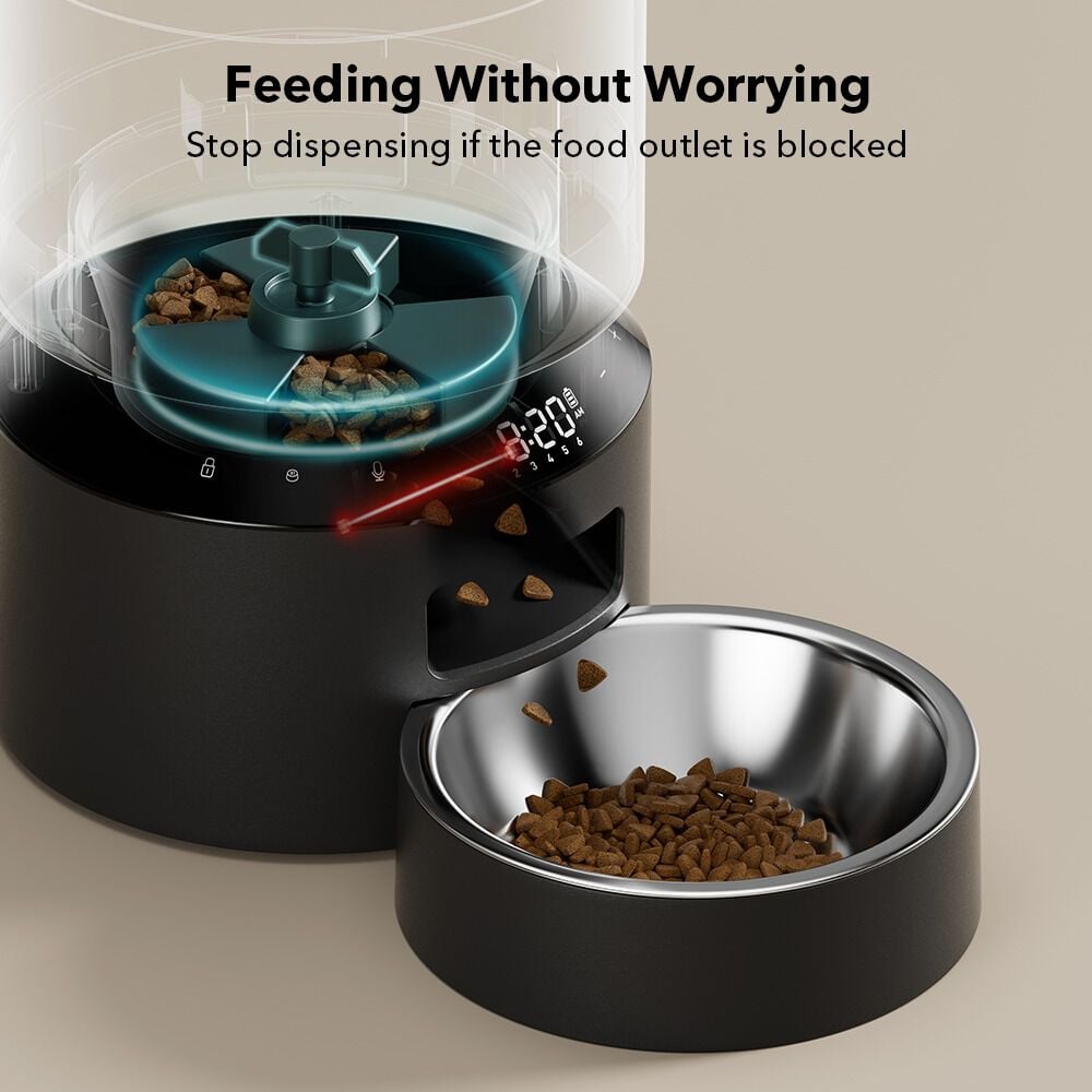 PETLIBRO Granary - Automatische kattenvoerbak - Zwart - 35x20x19 cm