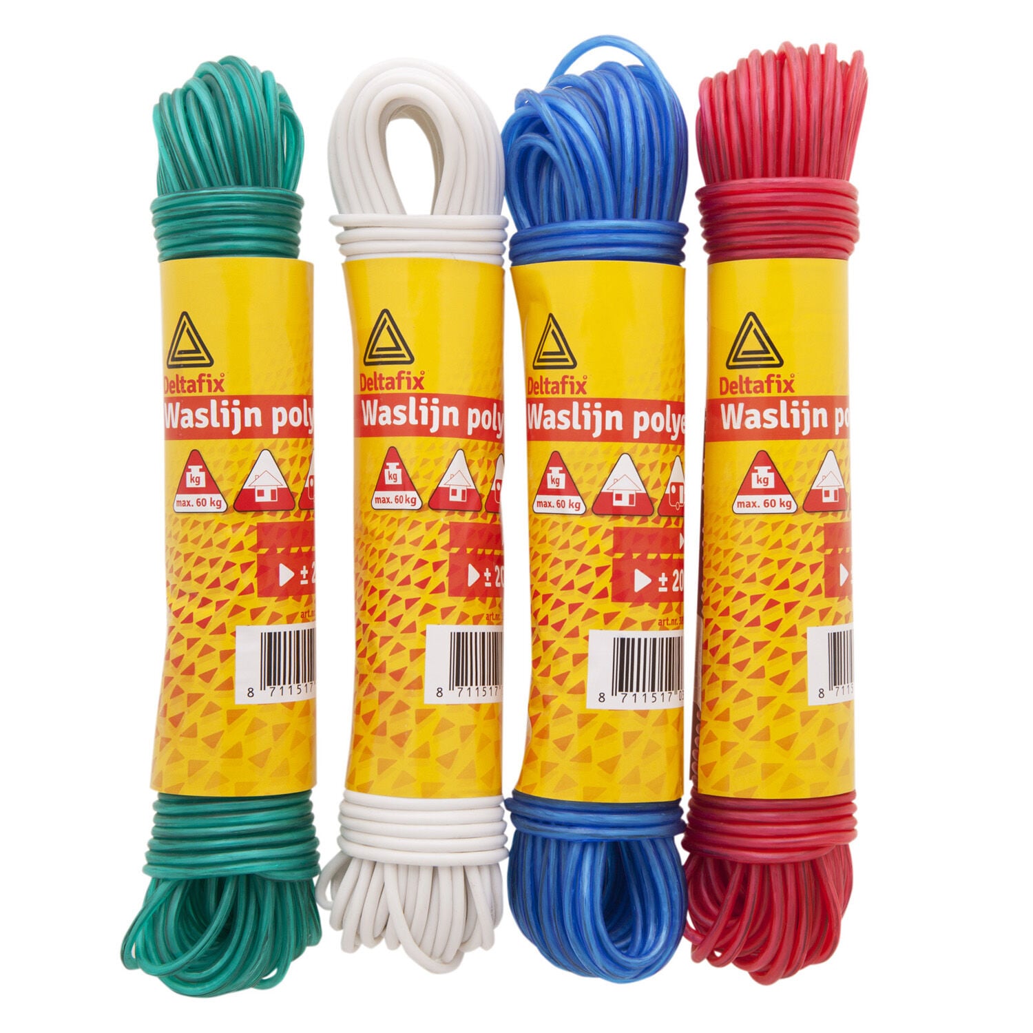 Deltafix 3,2 mm 20 meter - Waslijn Deltafix 3,2 mm 20 meter - Waslijn