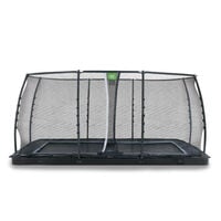 Exit Dynamic - Groundlevel trampoline - Zwart - 275x458 cm