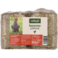 Welkoop Luzernepikblok - Kippensnack - 2 Stuks