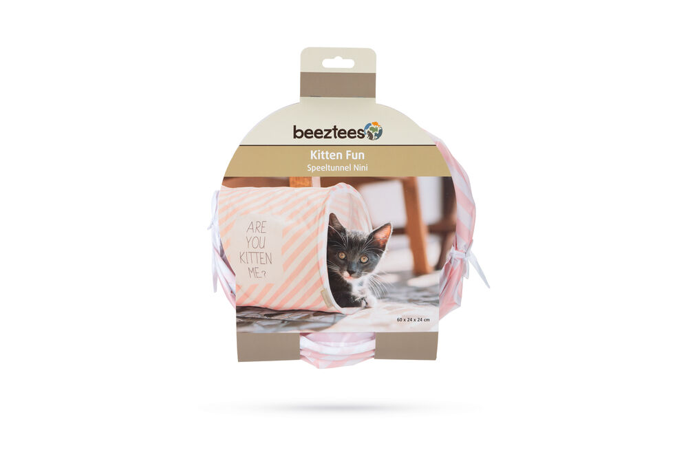 Beeztees Nini - Kattentunnel - Roze