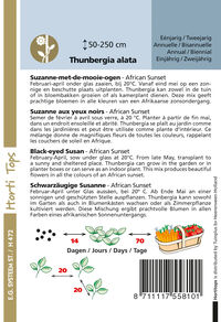 Hortitops Suzanne-met-de-mooie-ogen mix Thunbergia alata  - Bloemzaden