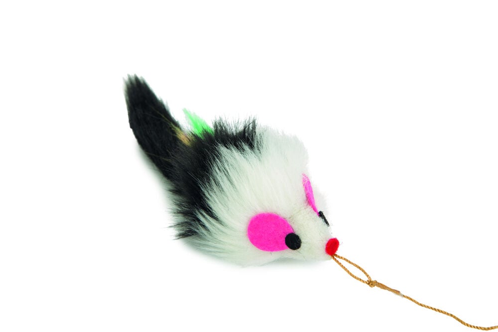 Beeztees Hengel met pluche muis - Kattenspeeltje