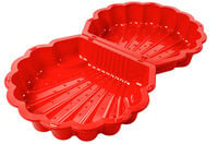 Swing King Schelp - Zandbak - 2.2 Kilogram - Rood - Kunststof
