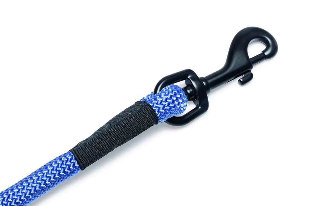 Beeztees Premium Parinca - Hondenriem - blauw - 1.2 cm - 280 cm