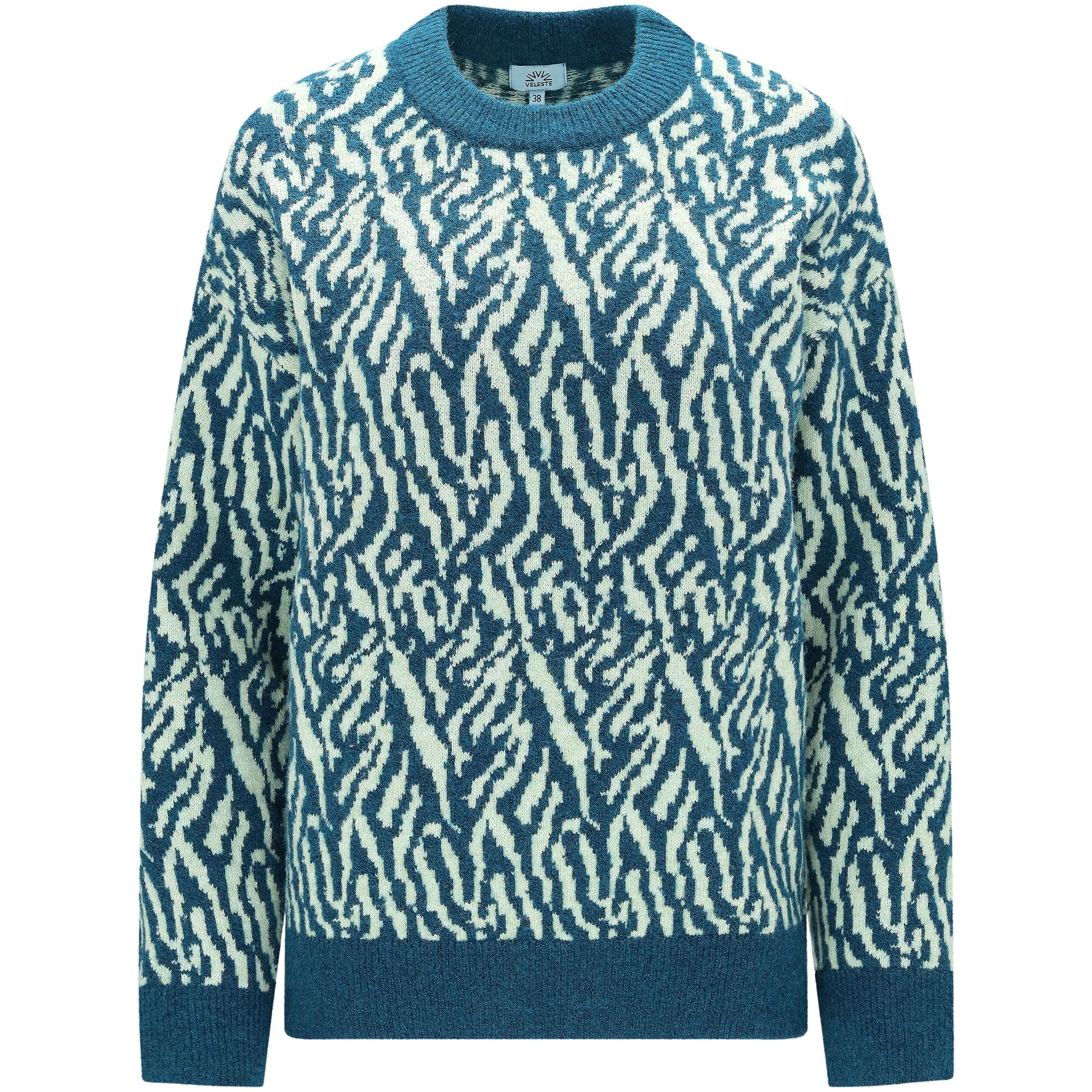 Veleste Mila - Trui - Blauw - 36
