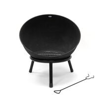 HEAT Kappa - Vuurschaal - Rond - Zwart - Staal - 56 cm