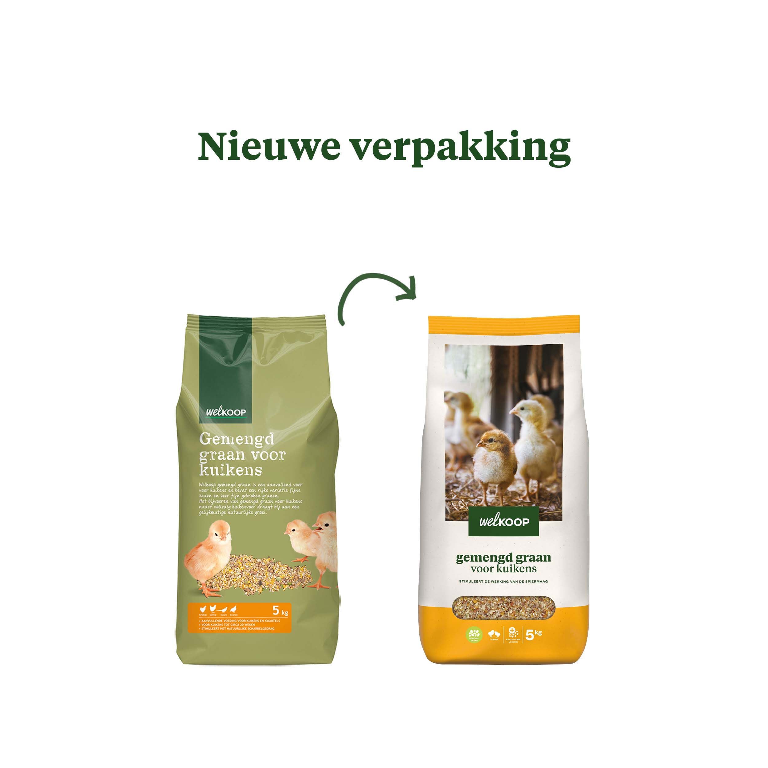 Welkoop Gemengd graan - Kuikenvoer - 5 Kilogram