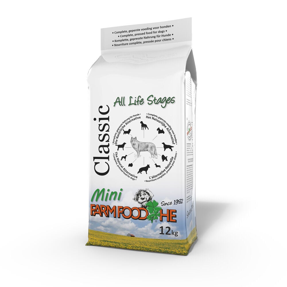 Farm Food HE Classic Mini - Hondenvoer - 12 Kilogram - rund Farm Food HE Classic Mini - Hondenvoer - 12 Kilogram - rund