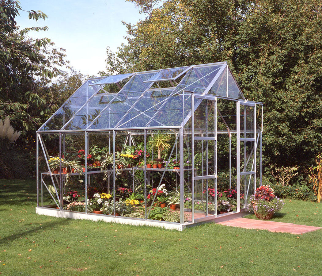 Halls Magnum 108 - Tuinkas - Zilver - 258x257x322 cm - Veiligheidsglas