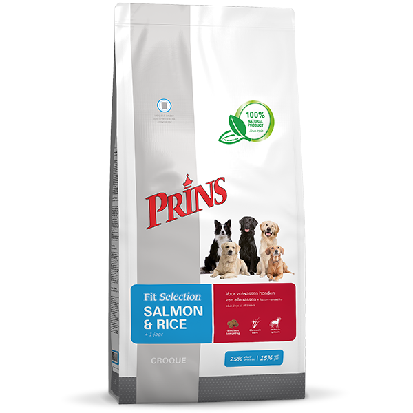 Prins ProCare Fit Selection - Hondenvoer - 15 Kilogram - rijst, zalm