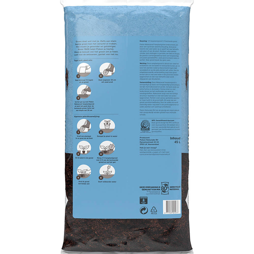 Pokon Waterproof - Aanplantgrond - 45 Liter